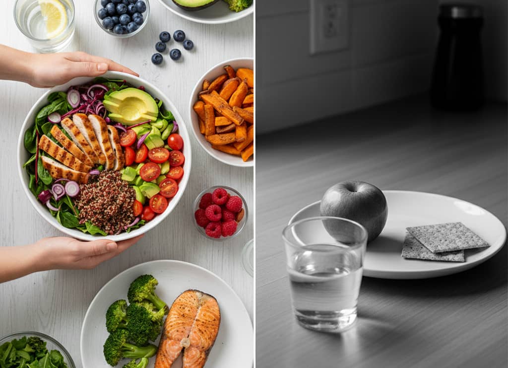 Comer bien vs. comer menos: claves para una pérdida de peso saludable
